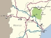 Gorongosa NP map - travel zoom-in