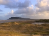 Sand berm between the estuary and Maphelane before Irina