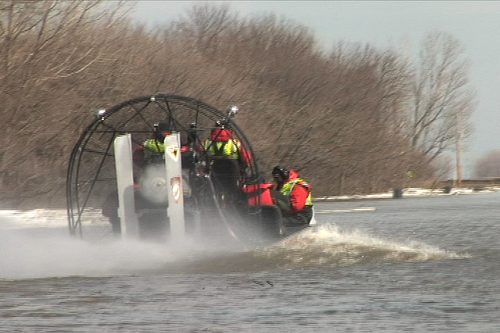 Cass County Airboat - on deployment to Minot