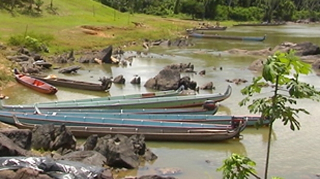 airboat rescue in French Guiana