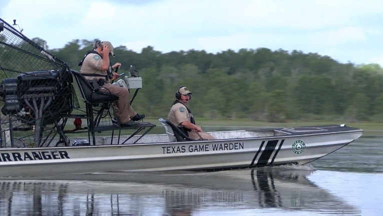 Texas Game Wardens airboat training