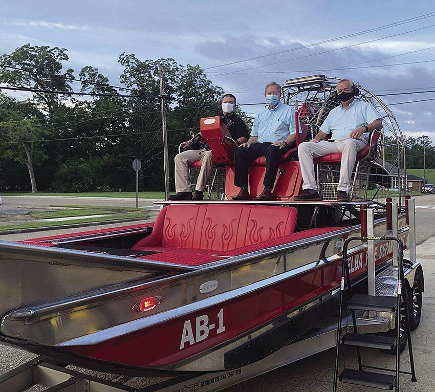 new airboat answer to navigating Pea River for emergencies