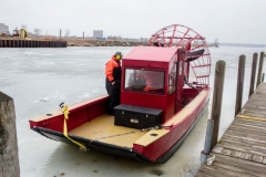 Muskegon Fire Department's new air boat
